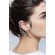 Brinco Slim Perolas Laco Prata Boho 3